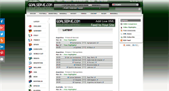 Desktop Screenshot of blogs.goalserve.com